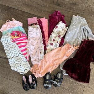 Assorted Baby Clothing Bundle with Shoes